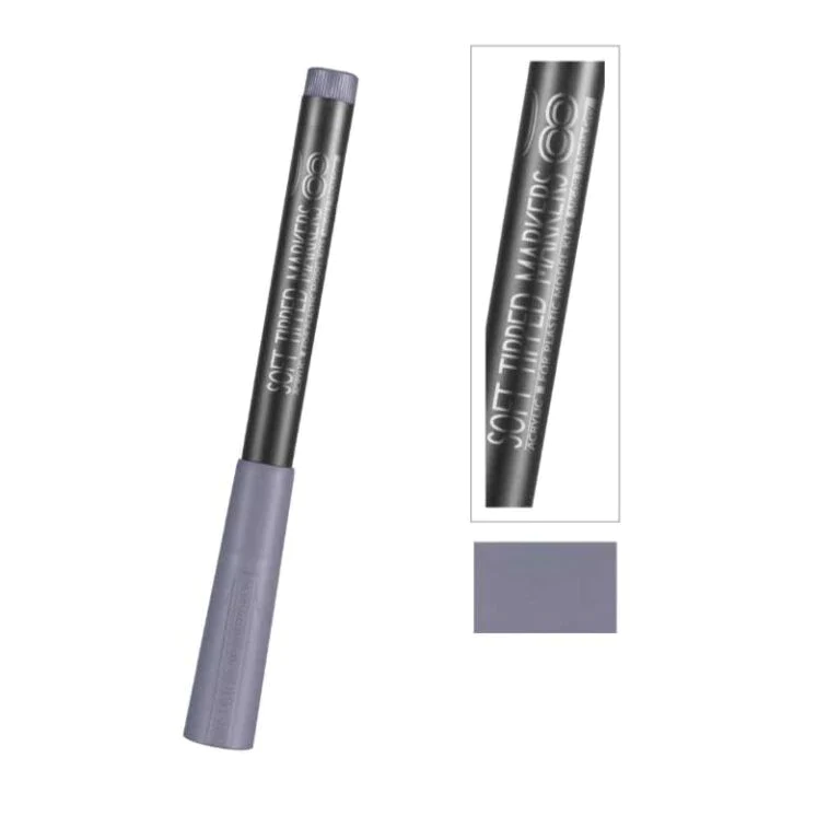 Dspiae Soft Tipped Markers MK-08 - Mecha Grey