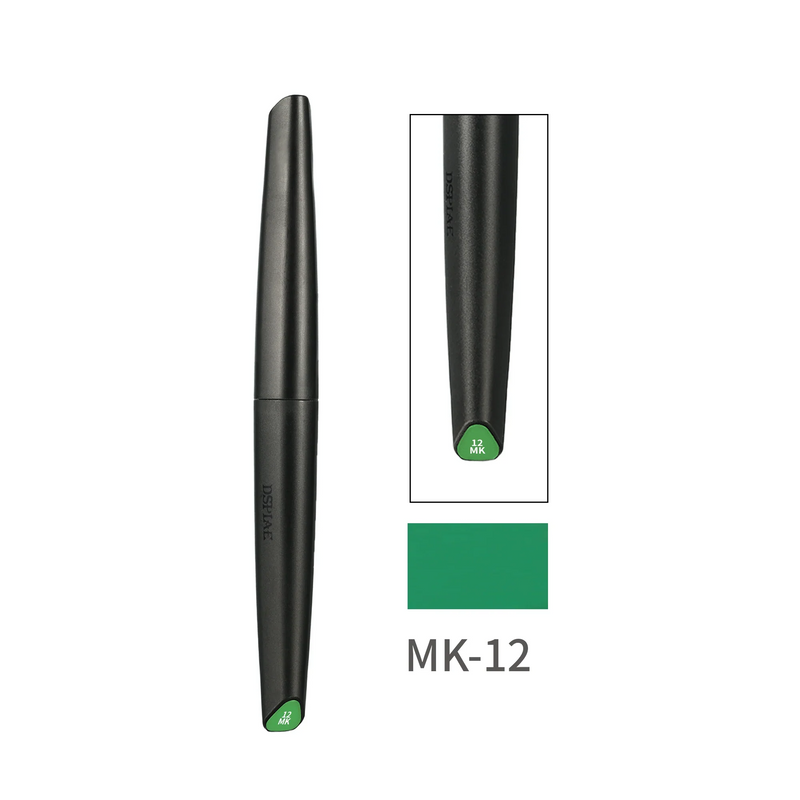 Dspiae Soft Tipped Markers MK-12 - Armored Green