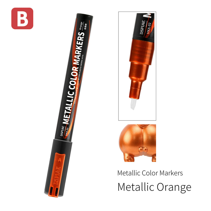 Dspiae Soft Tipped Markers MKA-02 - Metallic Orange