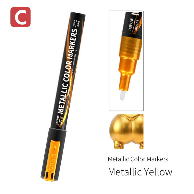 Dspiae Soft Tipped Markers MKA-03 - Metallic Yellow