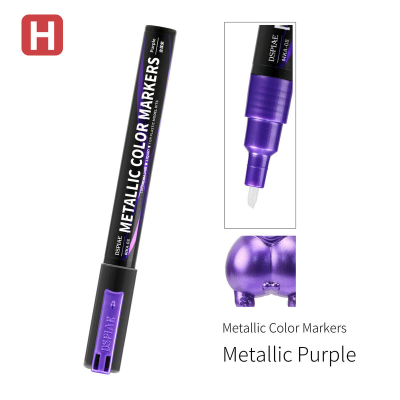 Dspiae Soft Tipped Markers MKA-08 - Metallic Purple