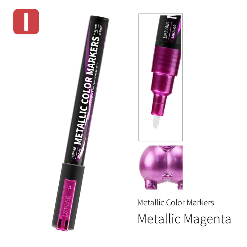 Dspiae Soft Tipped Markers MKA-09 - Metallic Magenta Pink