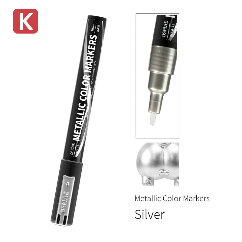 Dspiae Soft Tipped Markers MKA-11 - Silver