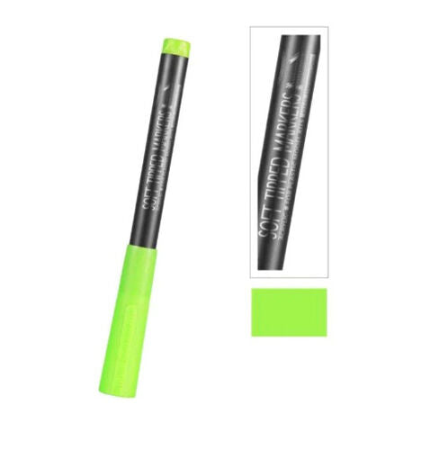 Dspiae Soft Tipped Markers MKF-01 - Flourescent Green
