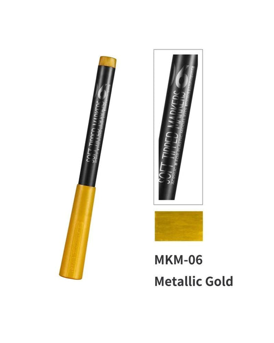 Dspiae Soft Tipped Markers MKM-06 - Metallic Gold