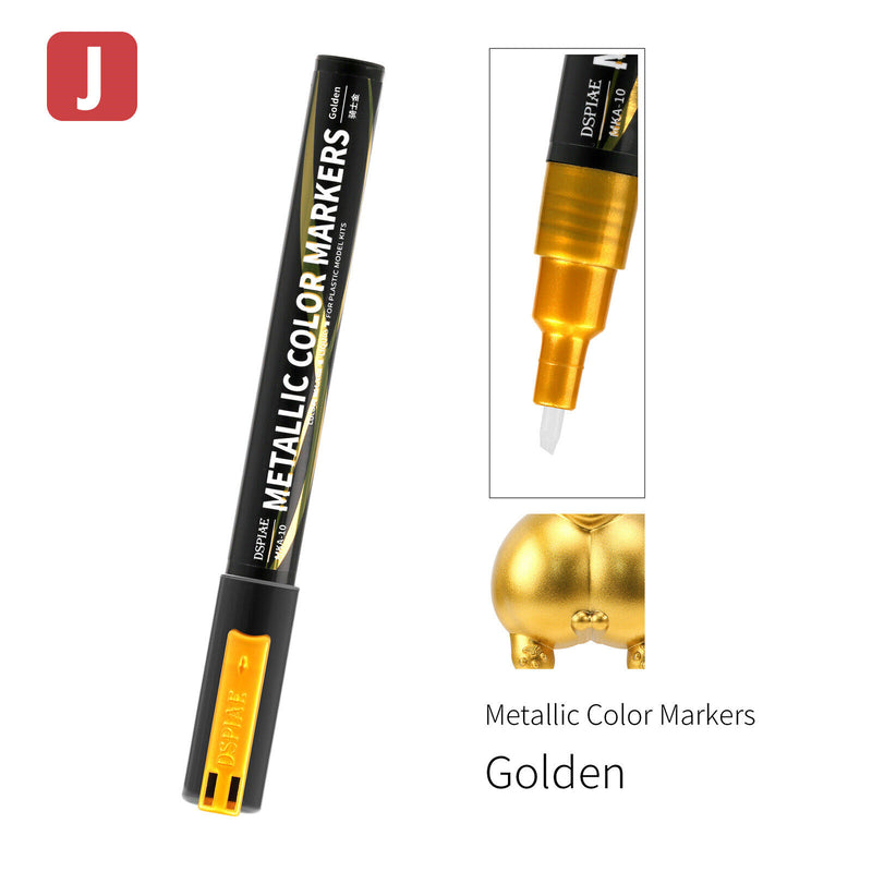 Dspiae Super Metallic Color Markers MKA-10 - Metallic Golden