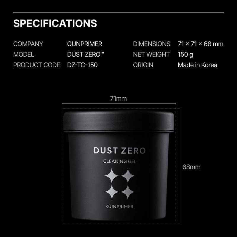 Dust Zero - Cleaning Gel 150g