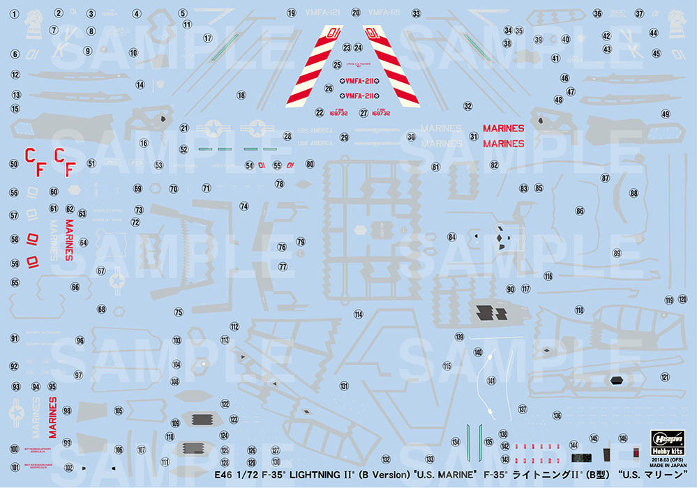 [E46] F-35 Lightning II (B Version) US Marine 1/72