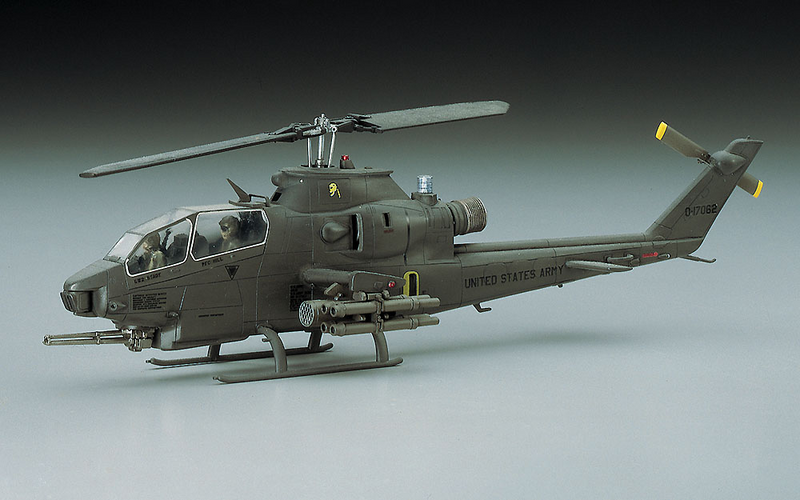 [E5] AH-1S Cobra Chopper U.S. Army 1/72