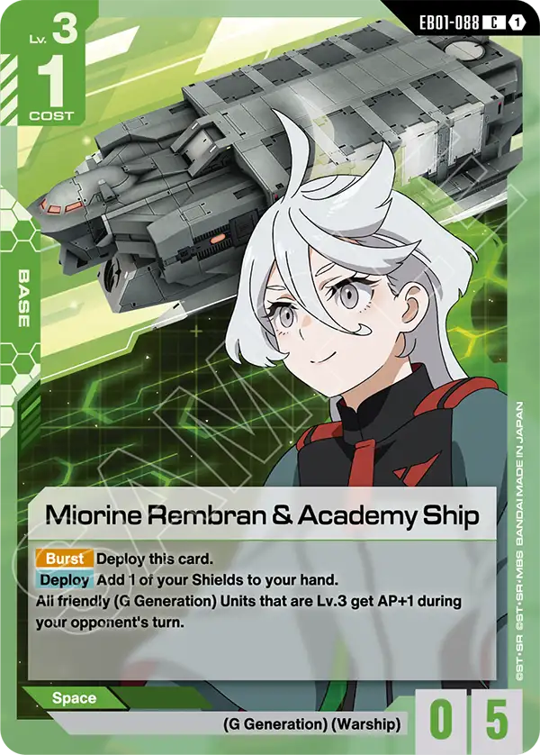 [EB01-088] C Miorine Rembran & Academy Ship