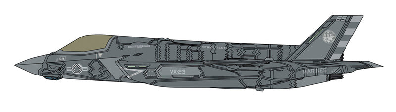 F-35 Lightning II (B Version) U.S.NAVY VX-23 Test Of Taking Off And Landing On KAGA 1/72