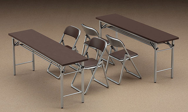 [FA02] Meeting Room Desk & Chair 1/12