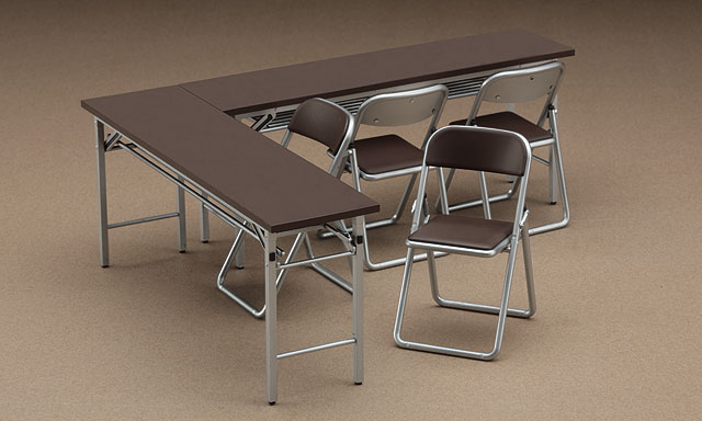 [FA02] Meeting Room Desk & Chair 1/12