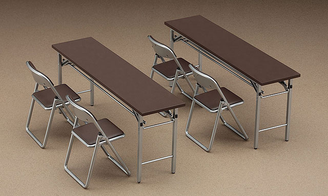 [FA02] Meeting Room Desk & Chair 1/12