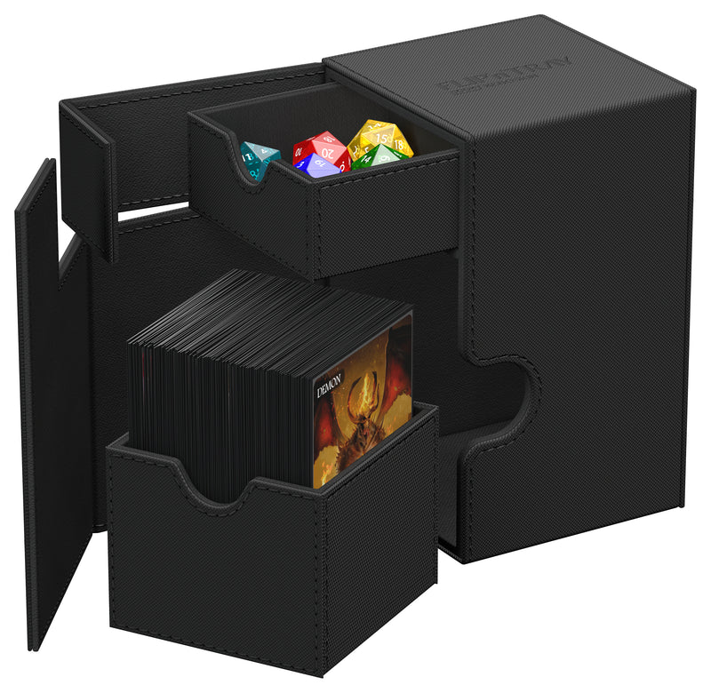 Flip N Tray Deck Case 100+ - Monocolor Black