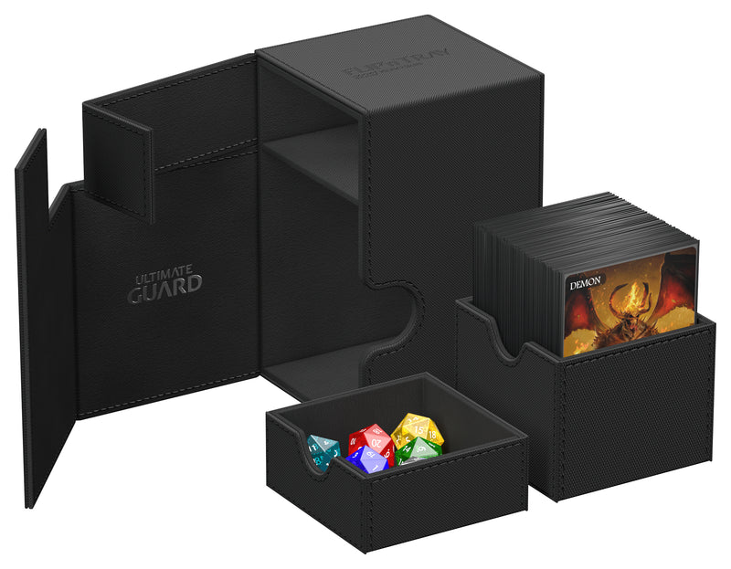 Flip N Tray Deck Case 100+ - Monocolor Black
