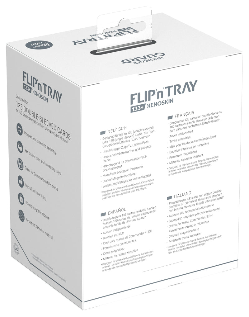 Flip N Tray Deck Case 133+ - Monocolor Grey