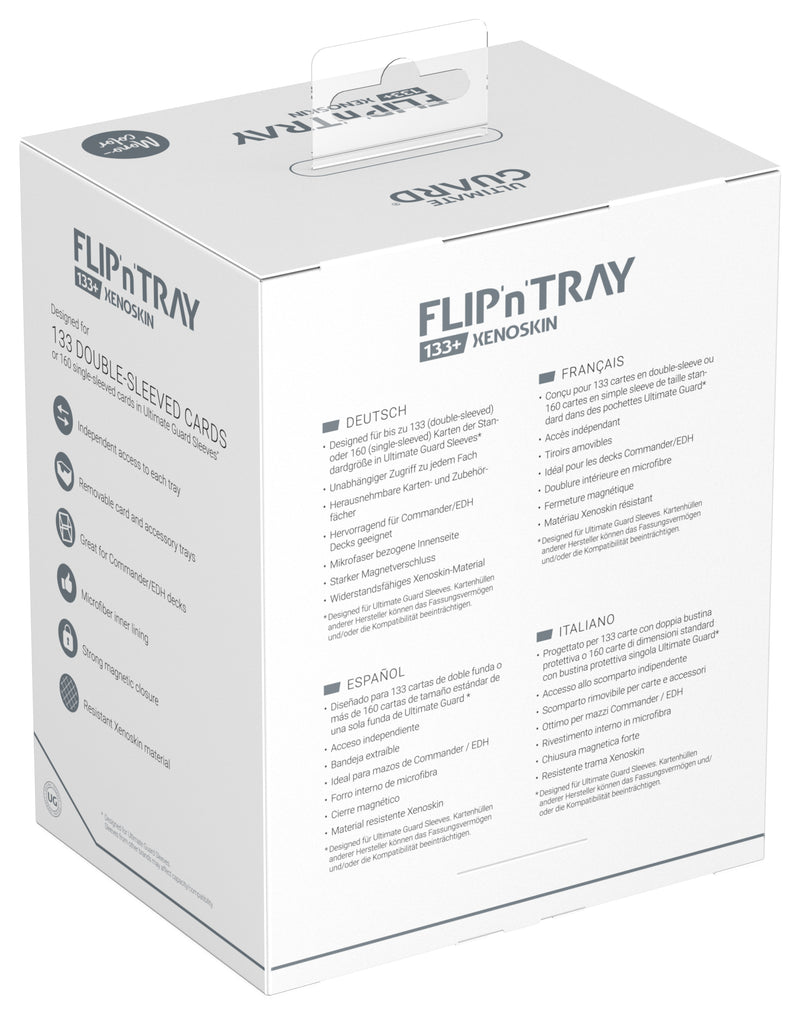 Flip N Tray Deck Case 133+ - Monocolor White