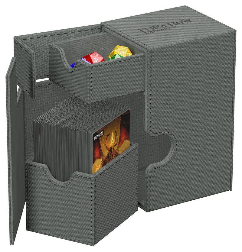 Flip N Tray Deck Case 80+ - Monocolor Grey