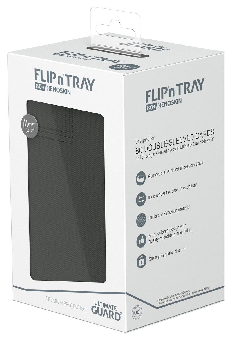 Flip N Tray Deck Case 80+ - Monocolor Grey