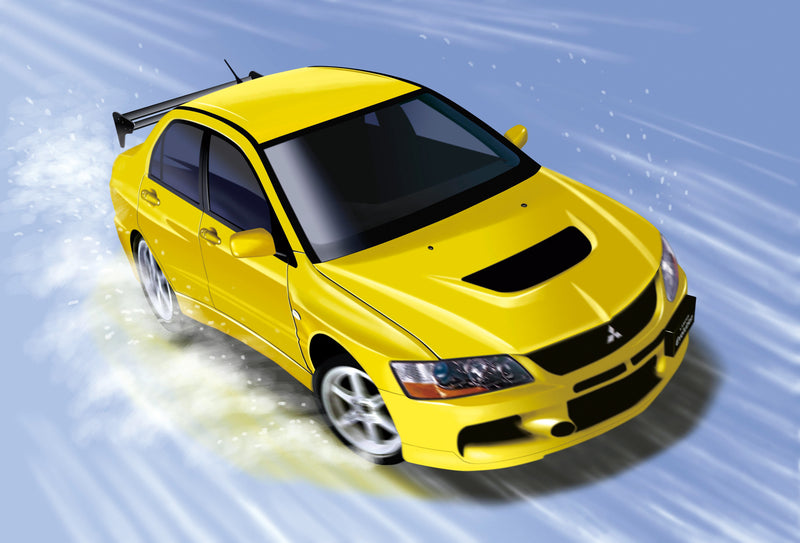 Mitsubishi Lancer Evolution IX GSR (w/GT Wing) 1/24