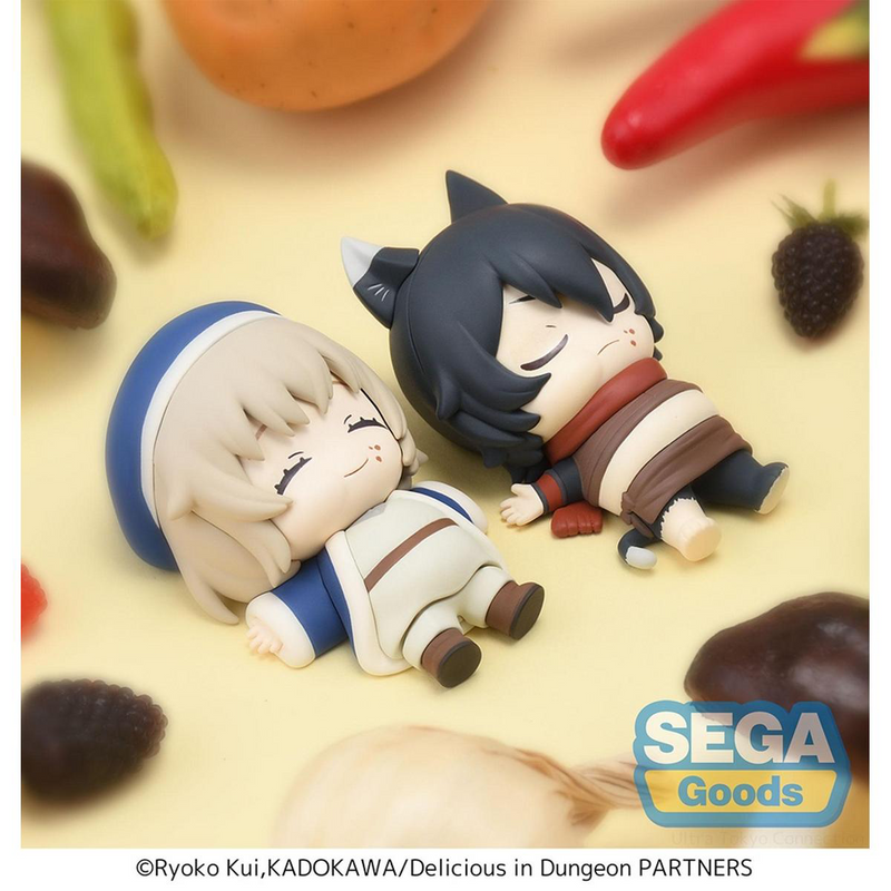 Full And Happy Mascot Mini Figure Vol.3 (EX) [Pack Of 2 : 1 Falin, 1 Izutsumi] - Delicious In Dungeon