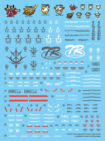 G-Rework Decal - [HG] A.O.Z RX-124 Gundam TR-6 [Haze'n-Thley II-Rah]