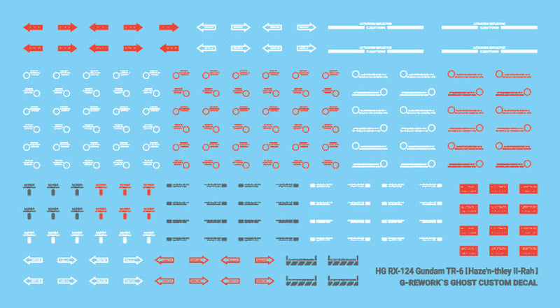 G-Rework Decal - [HG] A.O.Z RX-124 Gundam TR-6 [Haze'n-Thley II-Rah]