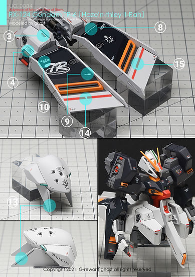 G-Rework Decal - [HG] A.O.Z RX-124 Gundam TR-6 [Haze'n-Thley II-Rah]