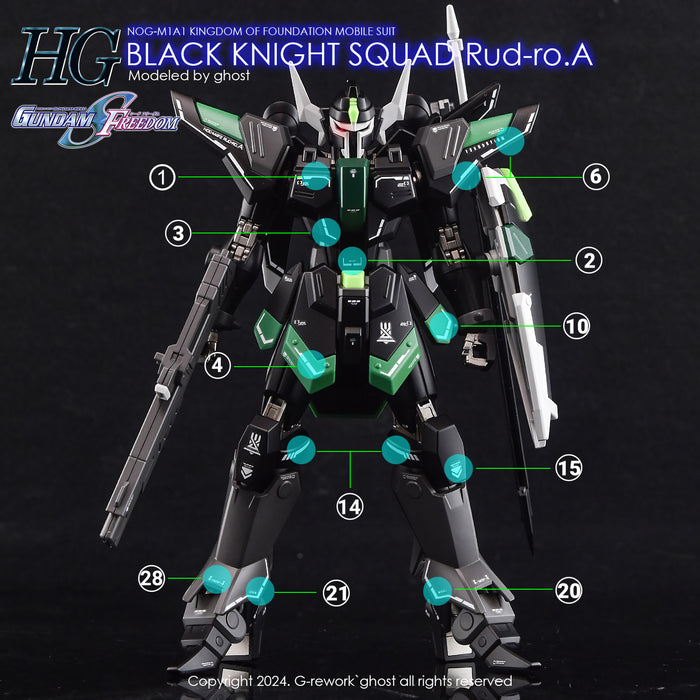 G-Rework Decal - [HG] [Seed] Black Knight Squad Rud-Ro.A