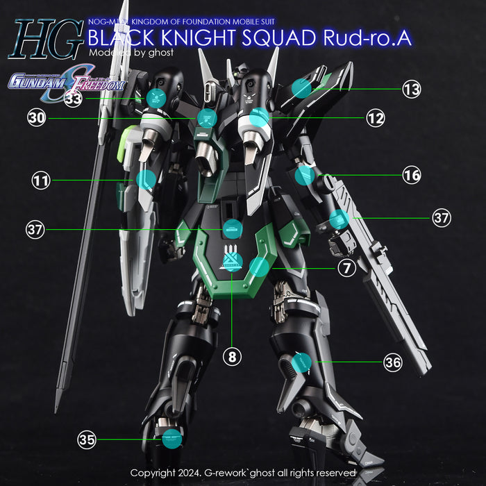 G-Rework Decal - [HG] [Seed] Black Knight Squad Rud-Ro.A