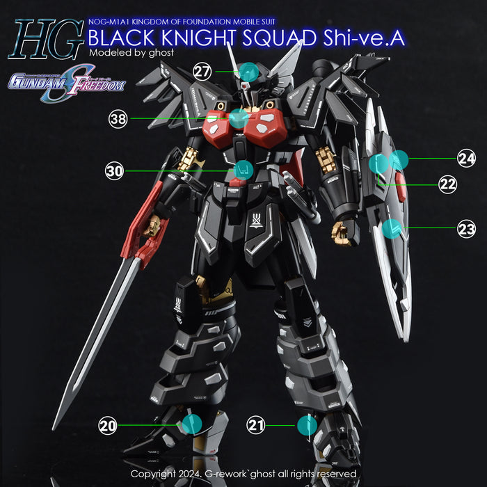 G-Rework Decal - [HG] [Seed] Black Knight Squad Shi-Ve.A