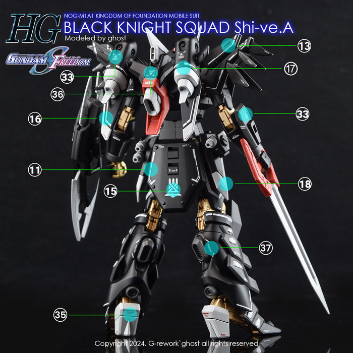 G-Rework Decal - [HG] [Seed] Black Knight Squad Shi-Ve.A