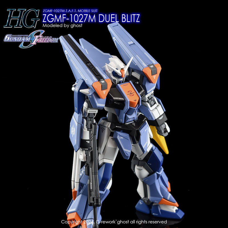 G-Rework Decal - [HG] [Seed] Duel Blitz Gundam