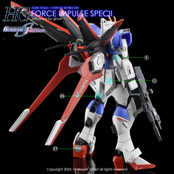 G-Rework Decal - [RG][HG][Seed] Force Impulse Gundam Spec II