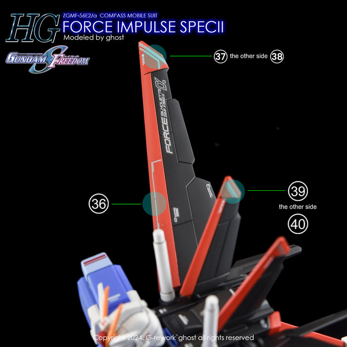 G-Rework Decal - [RG][HG][Seed] Force Impulse Gundam Spec II