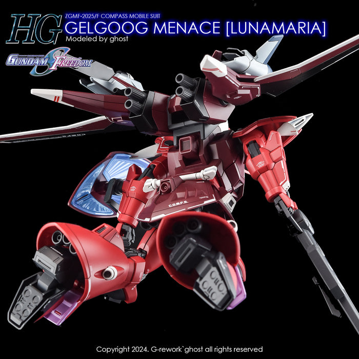 G-Rework Decal - [HG] [Seed] Gelgoog Menace (Lunamaria Hawke Custom)