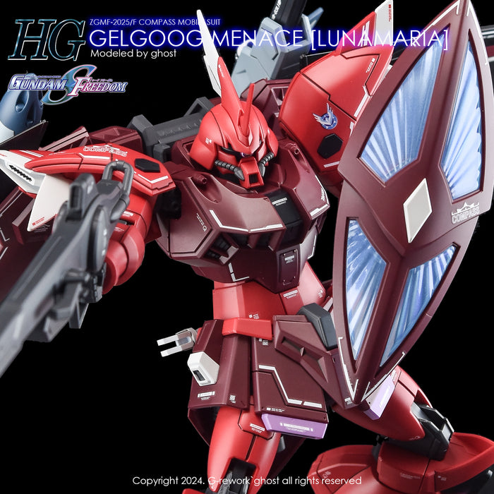 G-Rework Decal - [HG] [Seed] Gelgoog Menace (Lunamaria Hawke Custom)