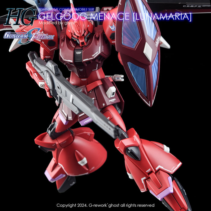 G-Rework Decal - [HG] [Seed] Gelgoog Menace (Lunamaria Hawke Custom)