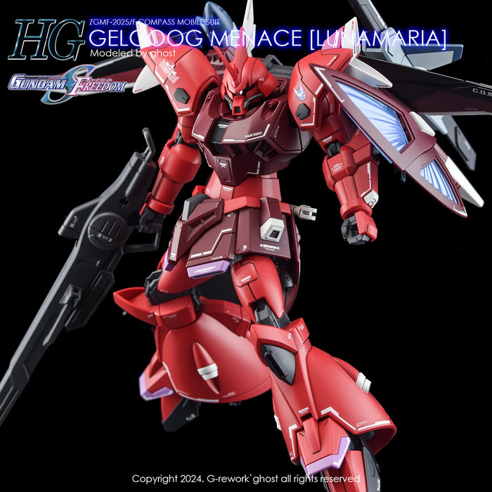 G-Rework Decal - [HG] [Seed] Gelgoog Menace (Lunamaria Hawke Custom)