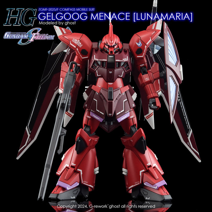 G-Rework Decal - [HG] [Seed] Gelgoog Menace (Lunamaria Hawke Custom)