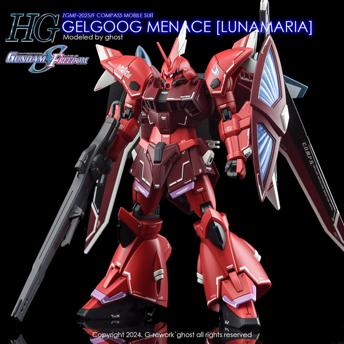 G-Rework Decal - [HG] [Seed] Gelgoog Menace (Lunamaria Hawke Custom)