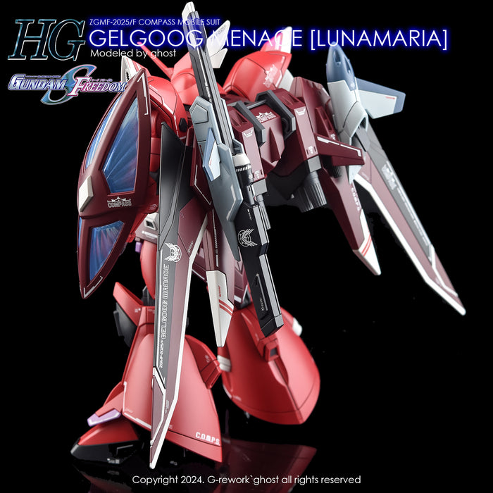 G-Rework Decal - [HG] [Seed] Gelgoog Menace (Lunamaria Hawke Custom)