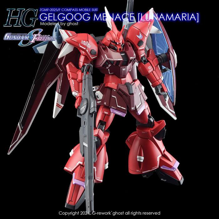 G-Rework Decal - [HG] [Seed] Gelgoog Menace (Lunamaria Hawke Custom)