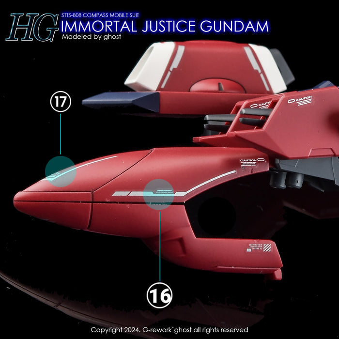 G-Rework Decal - [HG] [Seed] Immortal Justice Gundam