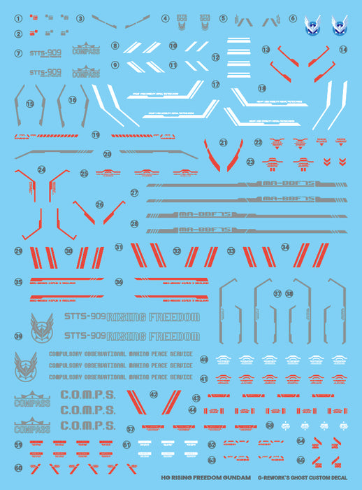 G-Rework Decal - [HG] [Seed] Rising Freedom Gundam