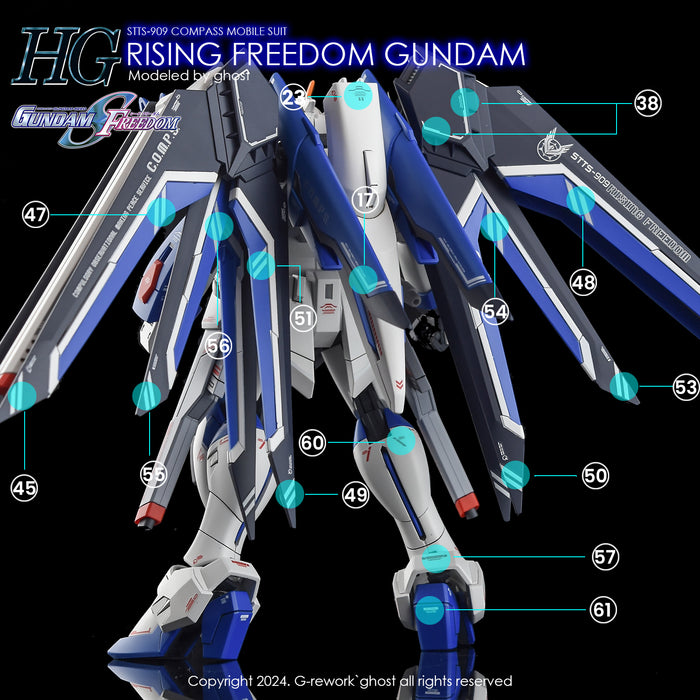 G-Rework Decal - [HG] [Seed] Rising Freedom Gundam