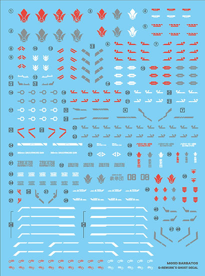 G-Rework Decal - [MGSD] Gundam Barbatos