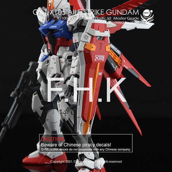 G-Rework Decal - [MG] Aile Strike Gundam Ver. RM