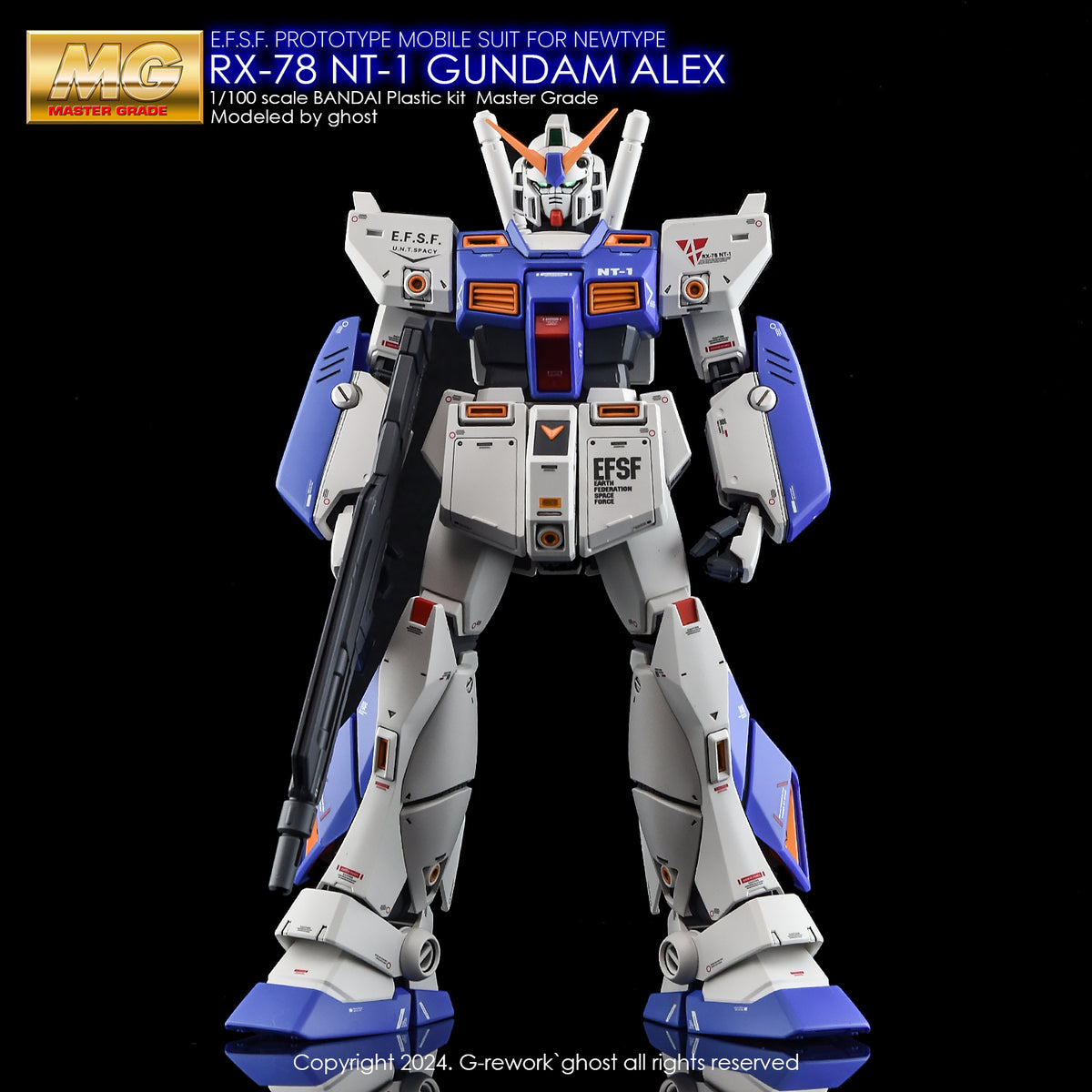 G-Rework Decal - [MG] RX-78 NT-1 Gundam Alex 2.0 — Panda Hobby
